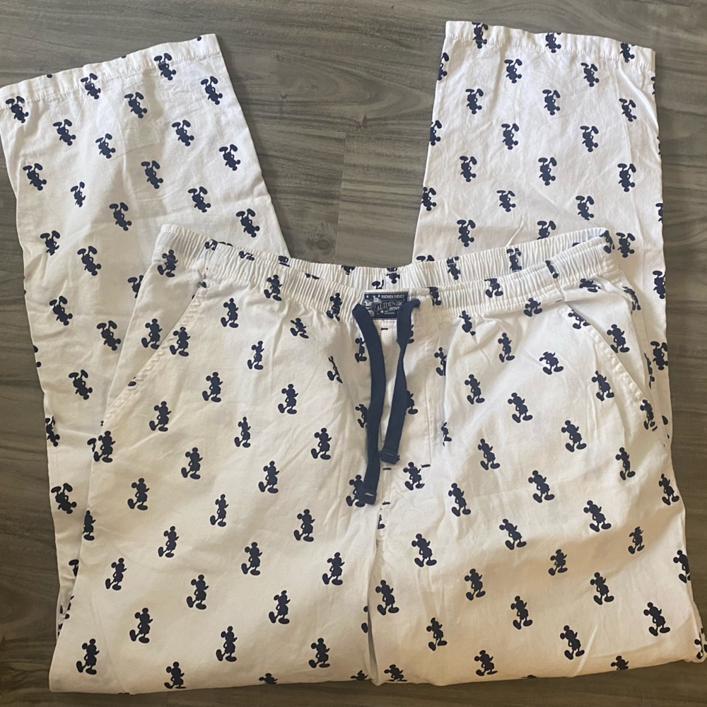 Disney parks authentic Mickey Mouse pajama pants adult xl
